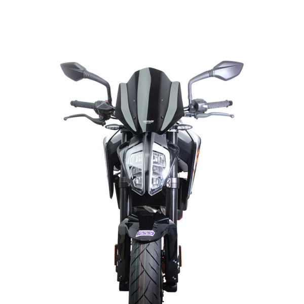 Szyba motocyklowa MRA KTM DUKE 790, , 2018-, forma NRM, czarna