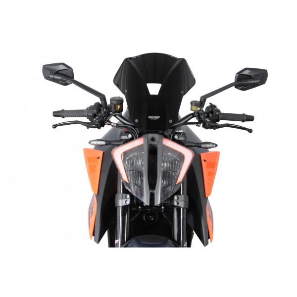 Szyba motocyklowa MRA KTM SUPER DUKE R 1290, , 2020-, forma NSPM, czarna