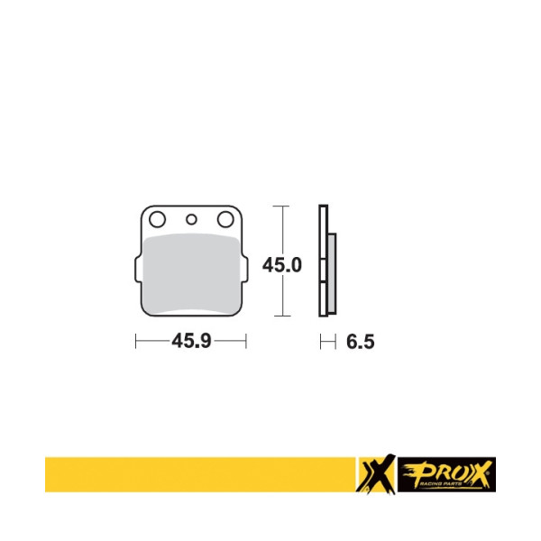 ProX Klocki Hamulcowe Tylne YZ65 '18-20 + YZ80/85 '93-20 (OEM: 4ES-W0046-50-00) (odpowiednik EBC FA084) - BOX 10 szt