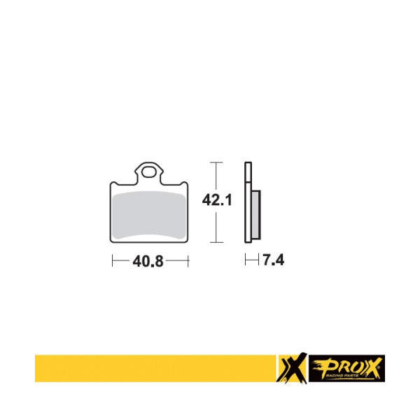 ProX Klocki Hamulcowe Tylne KTM85SX '11-20 + Freeride 350 '12-17 (odpowiednik EBC FA602) - BOX 10 szt