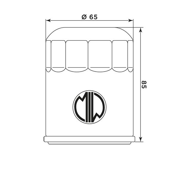 MIW Filtr Oleju A11001