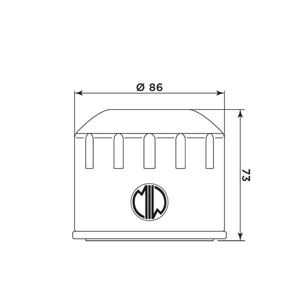 MIW Filtr Oleju BO14003