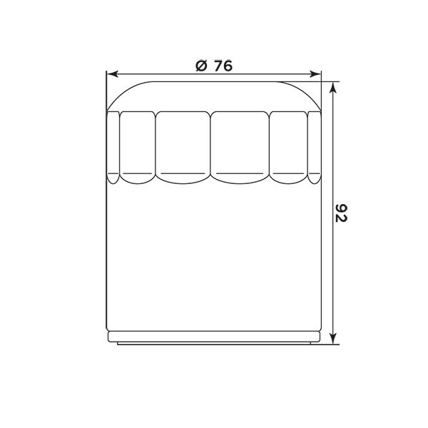 MIW Filtr Oleju BU10001