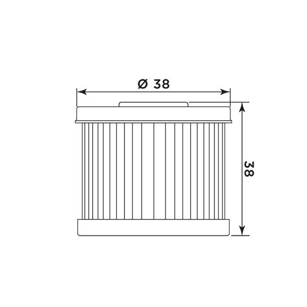 MIW Filtr Oleju DA16001