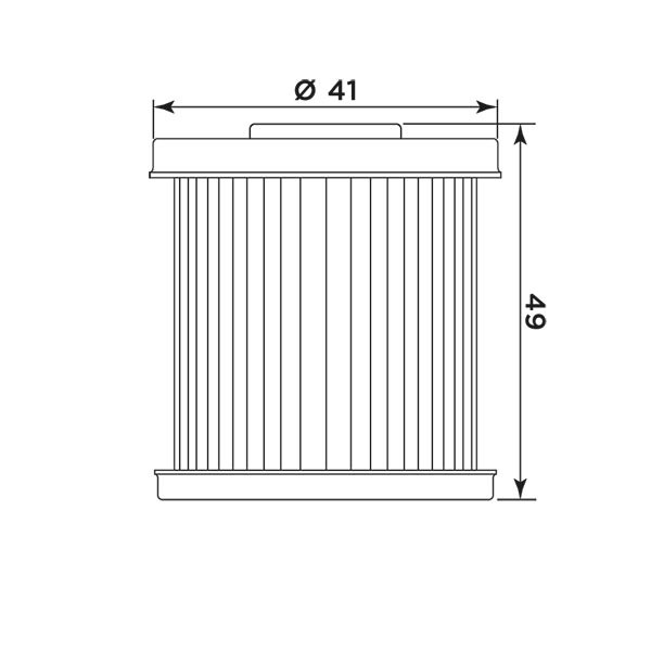 MIW Filtr Oleju DA16002