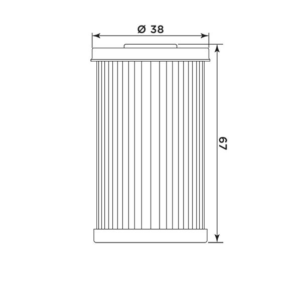 MIW Filtr Oleju DA16003