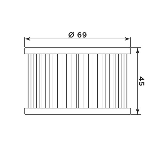 MIW Filtr Oleju H1005
