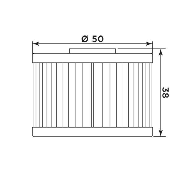 MIW Filtr Oleju H1008