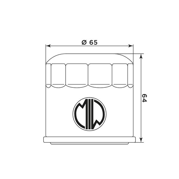 MIW Filtr Oleju H1015