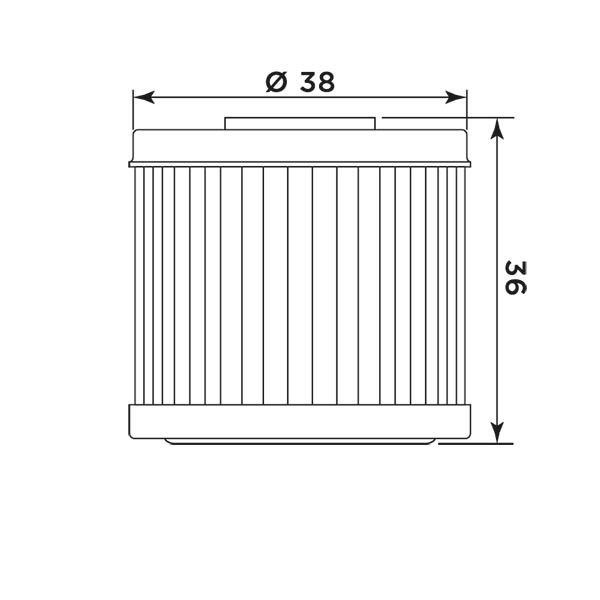 MIW Filtr Oleju H1016