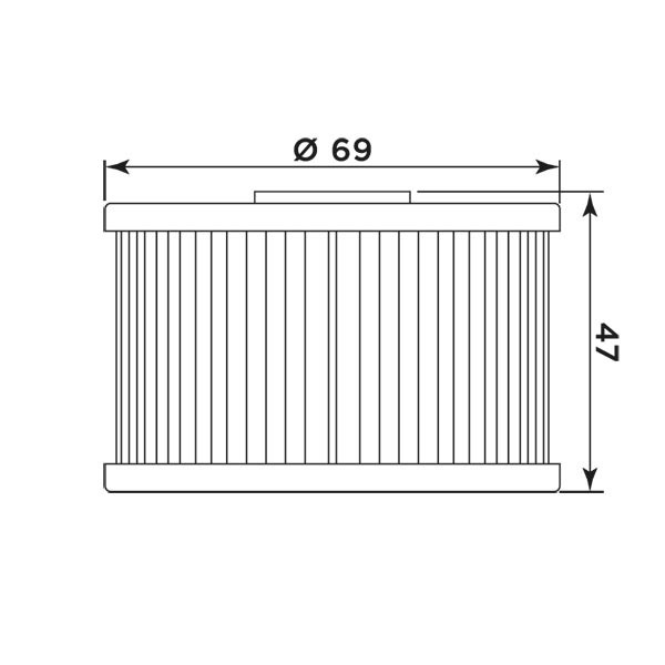 MIW Filtr Oleju H1018