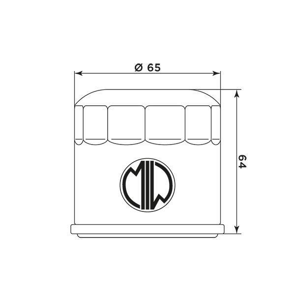 MIW Filtr Oleju H1019