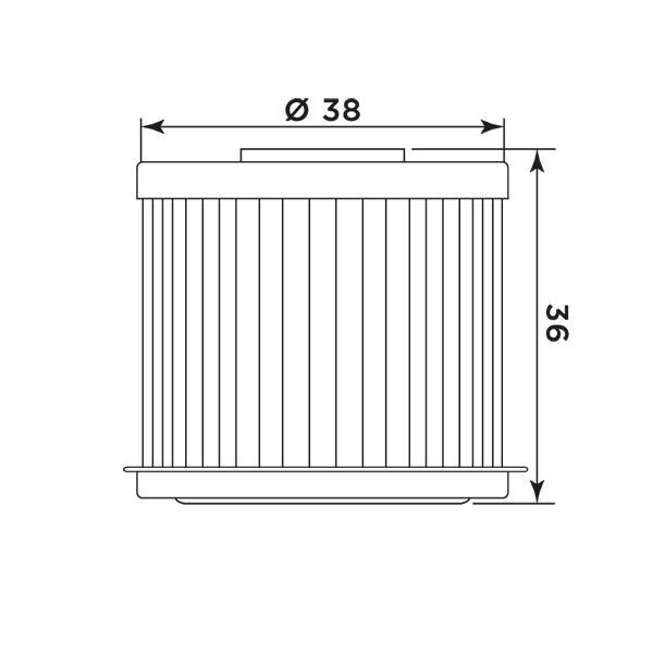 MIW Filtr Oleju H1020