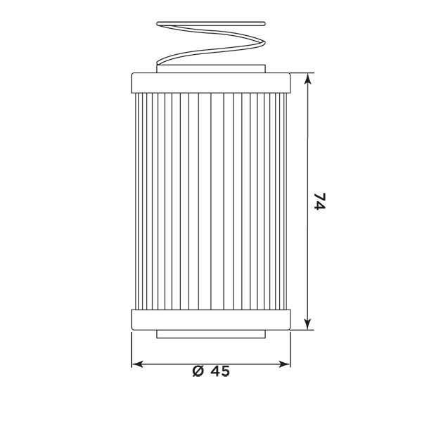 MIW Filtr Oleju MV21002