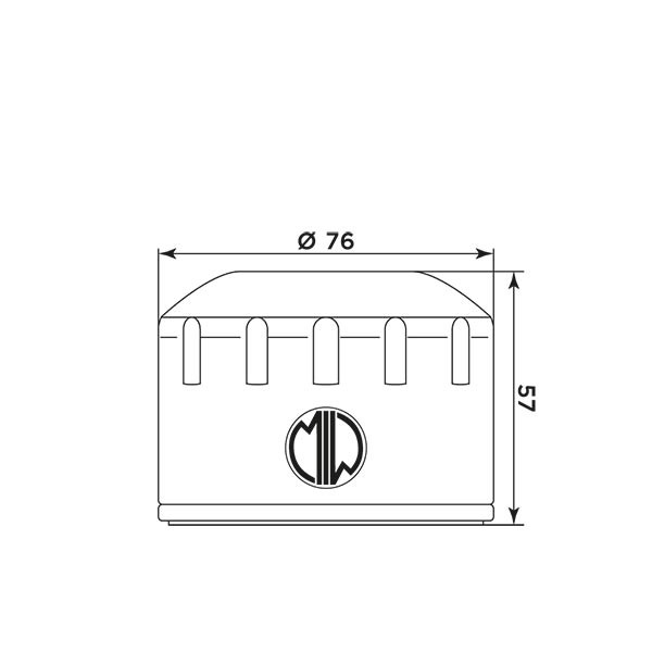 MIW Filtr Oleju P5002