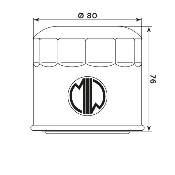 MIW Filtr Oleju S3007