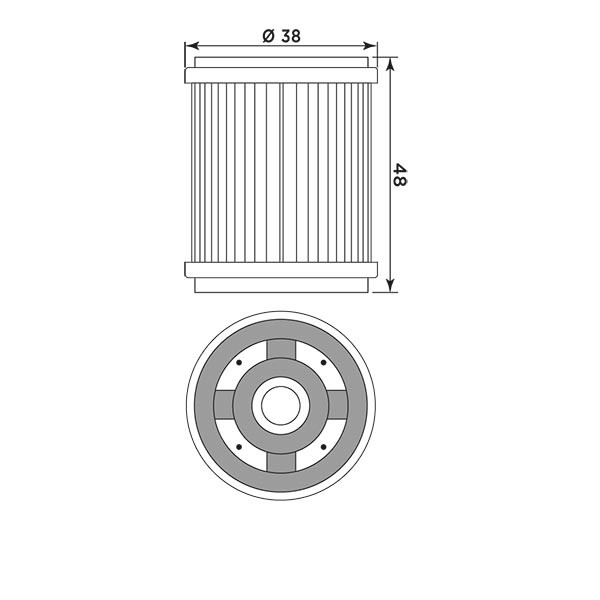 MIW Filtr Oleju Y4006