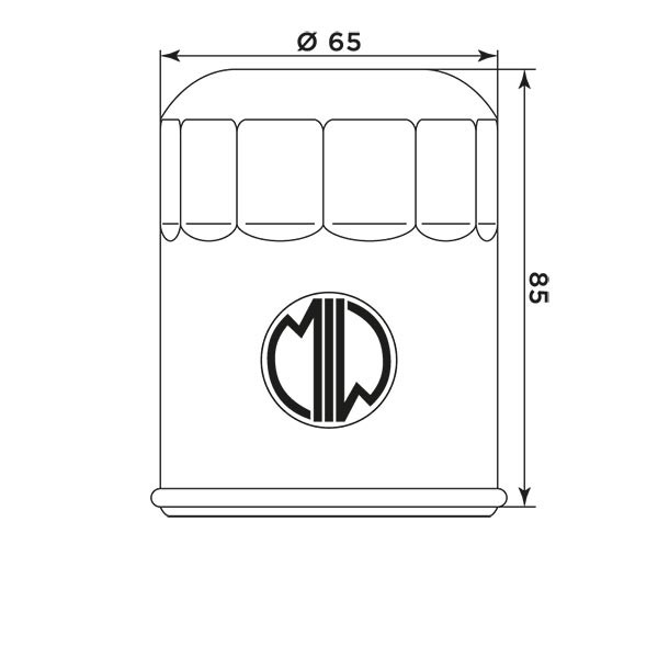 MIW Filtr Oleju Y4019
