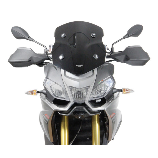 Szyba motocyklowa MRA APRILIA CAPONORD 1200, VK, 2013-, forma TM, czarna