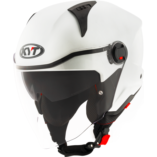 Kask motocyklowy KYT D-CITY KRYSTALICZNY BIAŁY MATT E06