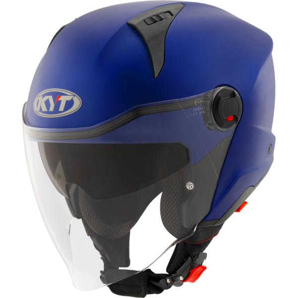 Kask motocyklowy KYT D-CITY NIEBIESKI MATT E06