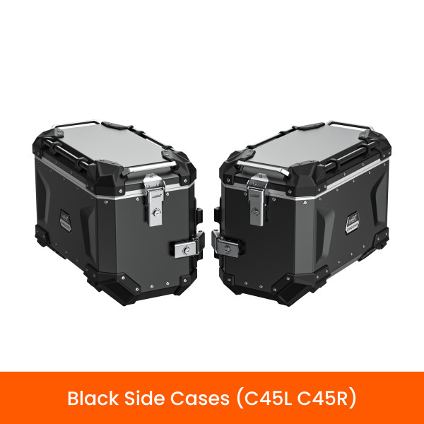 LOBOO CONQUEROR Kufry boczne czarne 45+45L (0.5.07451.004.11)