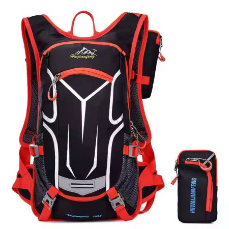 Plecak rowerowy, sportowy, turystyczny, trekking 18L czerwony