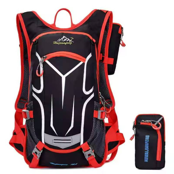 Plecak rowerowy, sportowy, turystyczny, trekking 18L czerwony