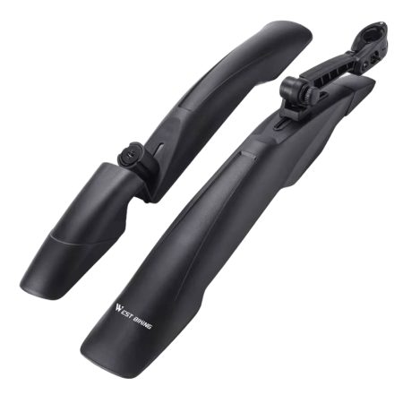 Zestaw błotników rowerowych, regulowane MTB na sztycę 26-29 WEST BIKING