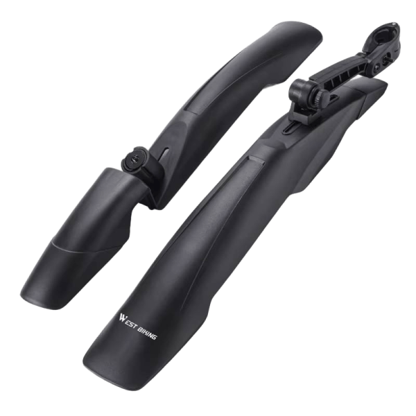 Zestaw błotników rowerowych, regulowane MTB na sztycę 26-29 WEST BIKING