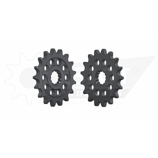 Zębatka ESJOT stalowa przednia(do łańcucha 525) - ilość zębów 17 (sport) 50-29010-17S