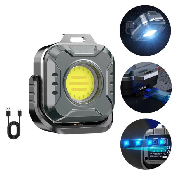 Lampka robocza/sygnalizacyjna LED 500 LM magnetyczna, warsztatowa, latarka ROXAR