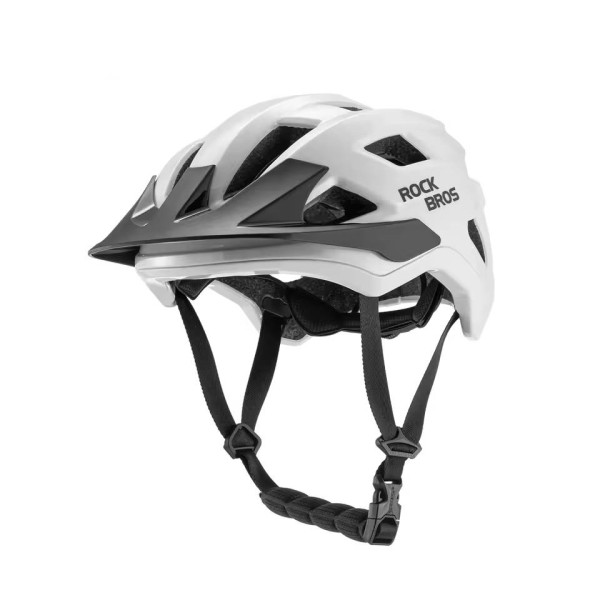 Kask rowerowy dziecięcy regulowany, lekki i bezpieczny MTB 100050002 LK-67 biały