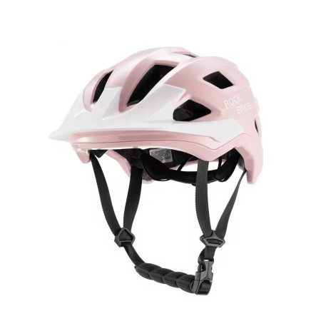 Kask rowerowy dziecięcy regulowany, lekki i bezpieczny MTB 100050004 LK-67 różowy