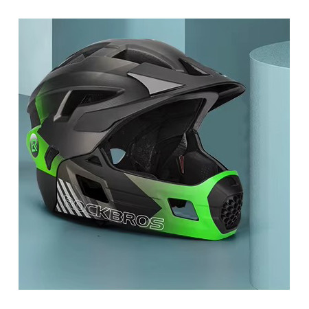 Kask dziecięcy z odpinaną osłoną podbródka FULL FACE off-road Rockbros TS-61