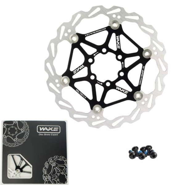 Pływająca tarcza hamulcowa 203 mm WAKE MTB czarna