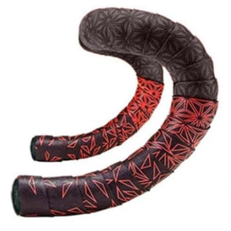 Owijka na kierownicę rowerową EVA Super Sticky Kush czarno-czerwona