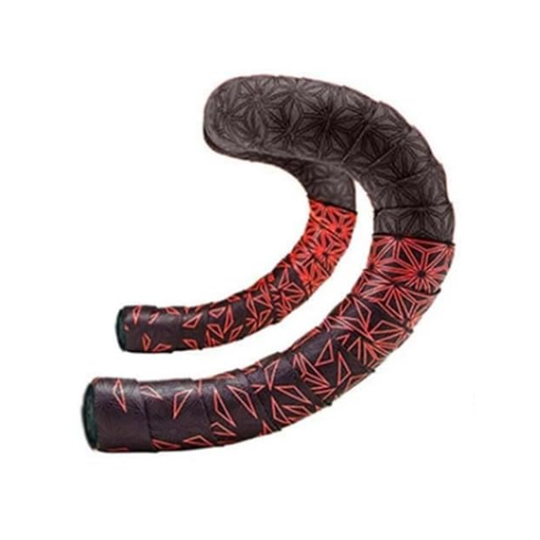 Owijka na kierownicę rowerową EVA Super Sticky Kush czarno-czerwona