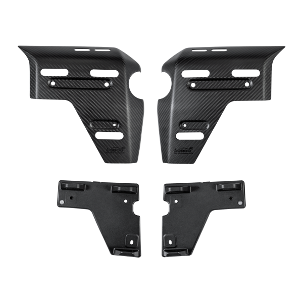 LOBOO Panele boczne carbonowe oraz zestaw montażowy do BMW R1300GS ADVENTURE (2024-) matowe