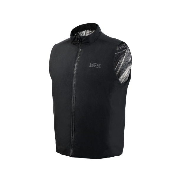 LOBOO Podgrzewana kamizelka czarna, rozm. 2XL