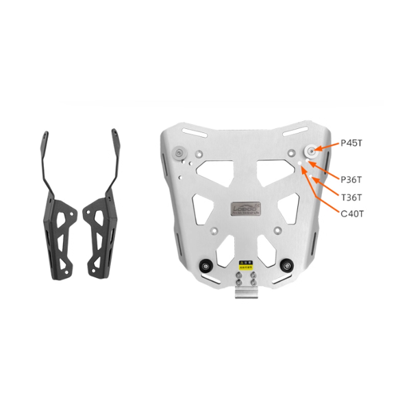 LOBOO Uchwyt kufra centralnego (wersja rozszeżona) HONDA ADV350 (10.6.01372.001.01)