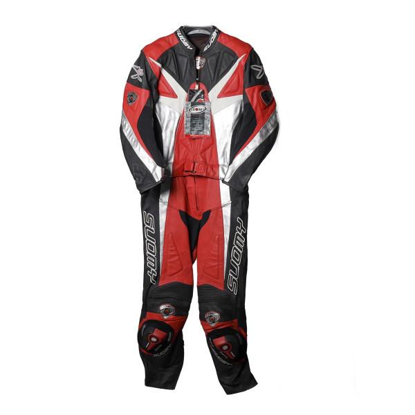 Kombinezon skórzany motocyklowy Suomy Touring czerwony