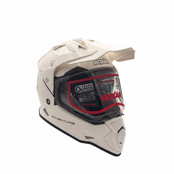 Kask Motocyklowy turystyczny ROXAR ADV Z-Line biały połysk