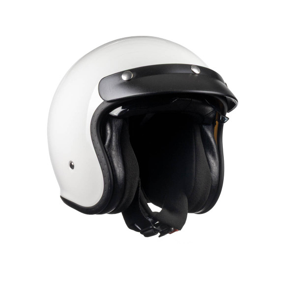 Kask Motocyklowy otwarty retro ROXAR CLASSIC Z-Line biały połysk