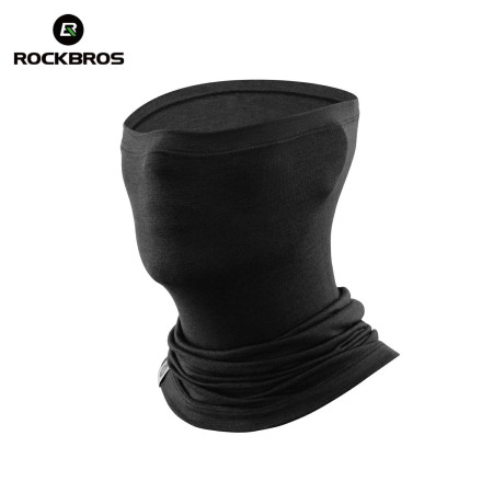 Komin, maska na twarz, termiczny, chusta ROCKBROS wełna, czarny