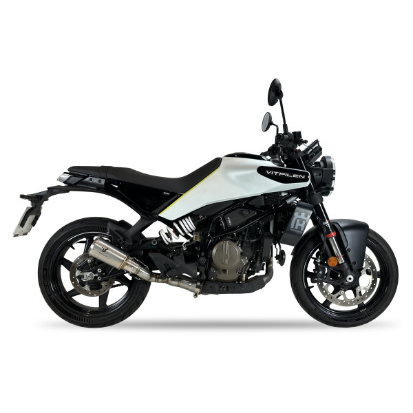 IXRACE Tłumik HUSQVARNA SVARTPILEN 125 24-25 (IS HQV) typ MK2 MK2 SERIES INOX (Homologacja)