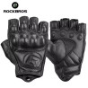 Skórzane rękawiczki motocyklowe ROCKBROS z krótkimi palcami
