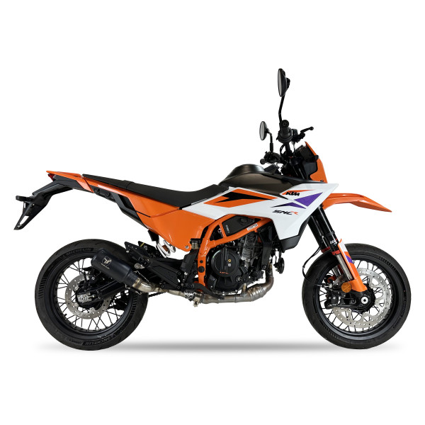 IXRACE Tłumik KTM 125 ENDURO R / SMC R 25-26 (KTM IS ENDSM) typ MK2B MK2 SERIES BLACK (Homologacja)