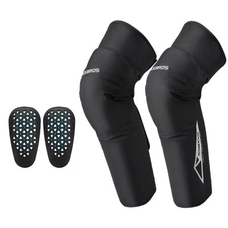 Nakolanniki motocyklowe, rowerowe, ochraniacze kolan Rockbros, czarne, uniwersalne 19400180001 TT018