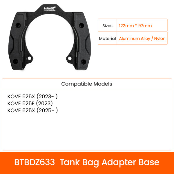 LOBOO Magnetyczny uchwyt do Tank Bag Easy, do KOVE 525X (23-), KOVE 525F (23), KOVE 625X (25-)